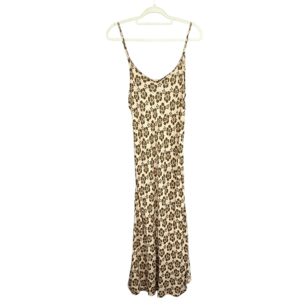 Emma Mulholland on Holiday Vacation Slip Dress Happy Hawaii Sand Brown XXL NWT - Picture 2 of 11